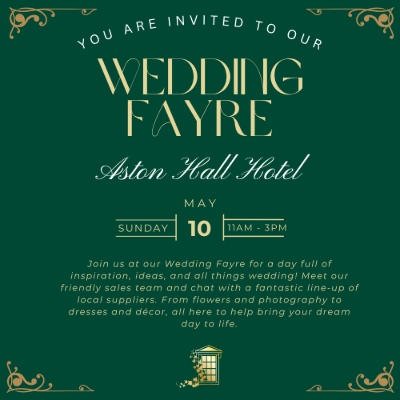 Aston Hall Hotel Wedding Fayre