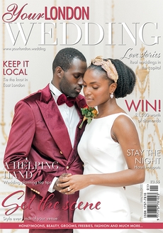 Cover of the January/February 2022 issue of Your London Wedding magazine