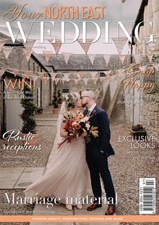 Cover of the July/August 2022 issue of Your North East Wedding magazine