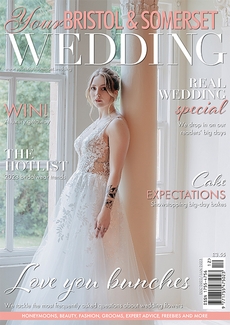 Cover of the December/January 2022/2023 issue of Your Bristol & Somerset Wedding magazine