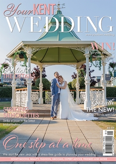 Cover of the January/February 2023 issue of Your Kent Wedding magazine