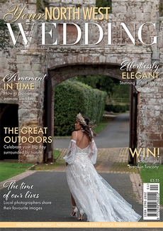 Cover of the April/May 2023 issue of Your North West Wedding magazine