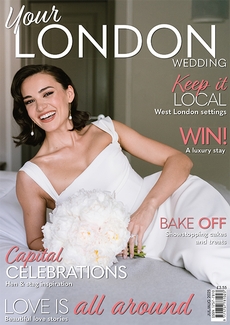 Cover of the July/August 2025 issue of Your London Wedding magazine