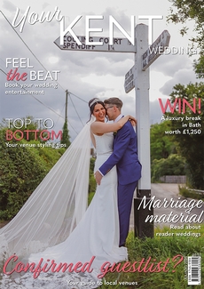 Cover of the July/August 2025 issue of Your Kent Wedding magazine