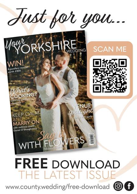 View a flyer to promote Your Yorkshire Wedding magazine