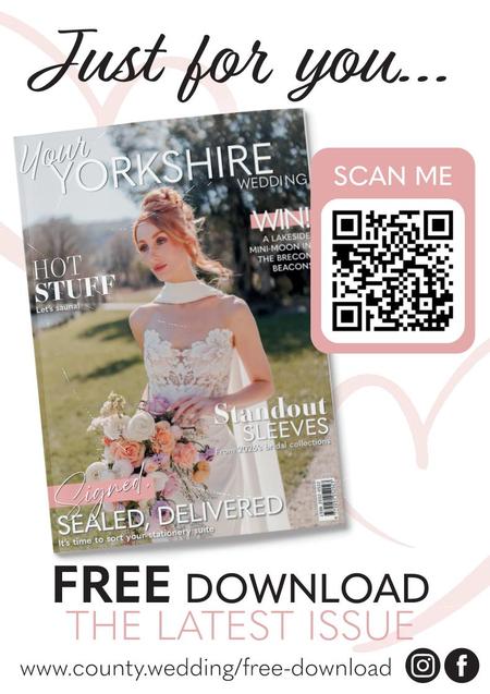 View a flyer to promote Your Yorkshire Wedding magazine