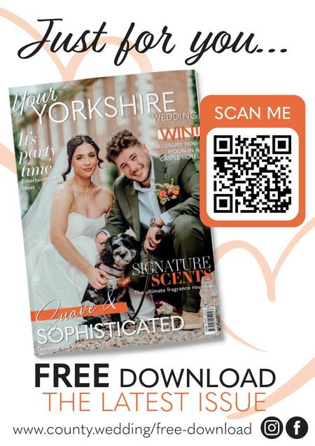 View a flyer to promote Your Yorkshire Wedding magazine