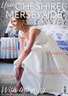 Cover of the July/August 2025 issue of Your Cheshire & Merseyside Wedding magazine