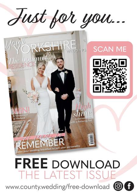 View a flyer to promote Your Yorkshire Wedding magazine