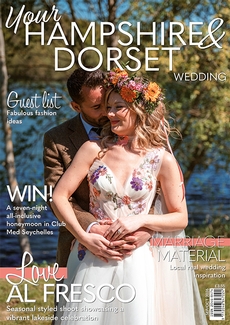 Cover of the Sept/Oct 2026 issue of Your Hampshire & Dorset Wedding magazine