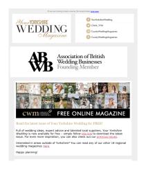 Your Yorkshire Wedding magazine - September 2022 newsletter