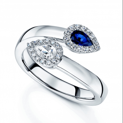'Toi et Moi' style rings