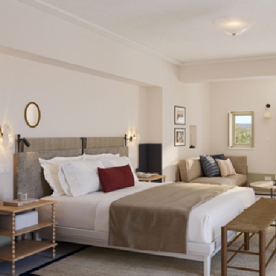 Cosme Hotel in Paros is a new property opening in June 2022
