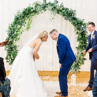 Real Weddings: A white wedding