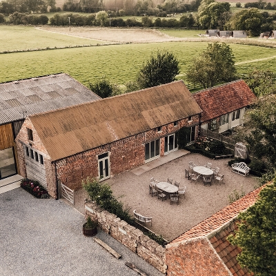 Sedgewell Barn is set among 60 acres of rolling countryside