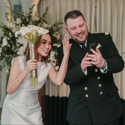 P&O Cruises colleagues tie the knot on board Iona
