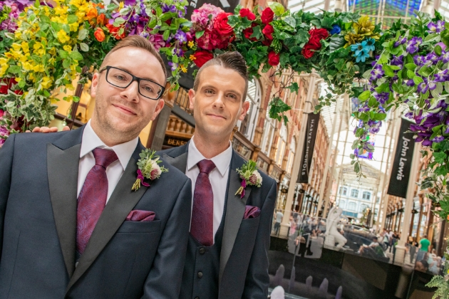 Huge congrats to Yorkshire couple Ryan and Ben who won their wedding at Victoria Leeds: Image 1