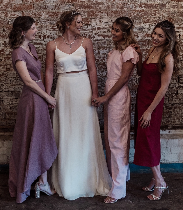 Harrogate bridal designer Luna Bride has released a sustainable bridesmaids’ collection: Image 1