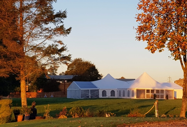 Marquee wedding at Cherished Memories Wedding Venue in Yorkshire