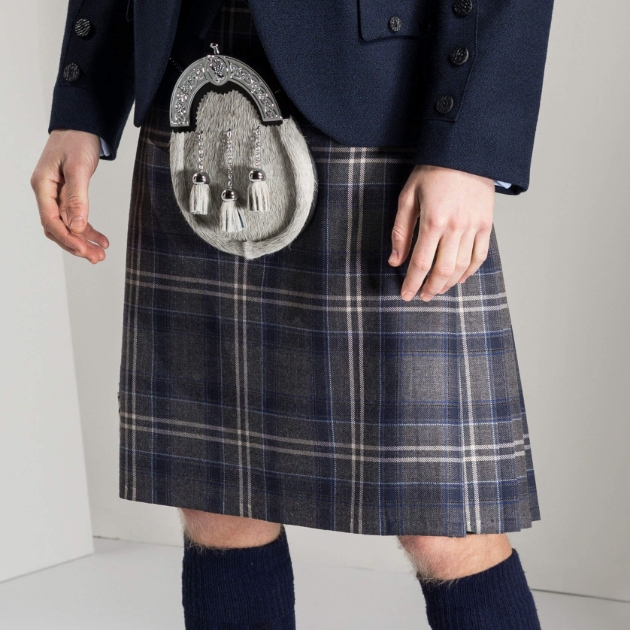 Kilt and sporran on model