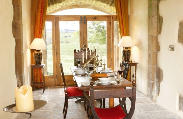 dining table in castle