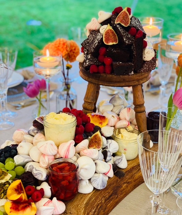 Wedding dessert grazing platter from Homegrown Hospitality