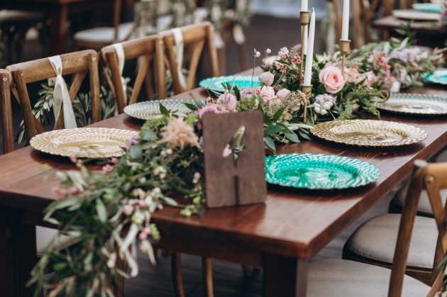 wedding table setting