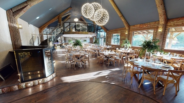 Interior of The Grand Lodge at Oaklands wedding venue in East Yorkshire