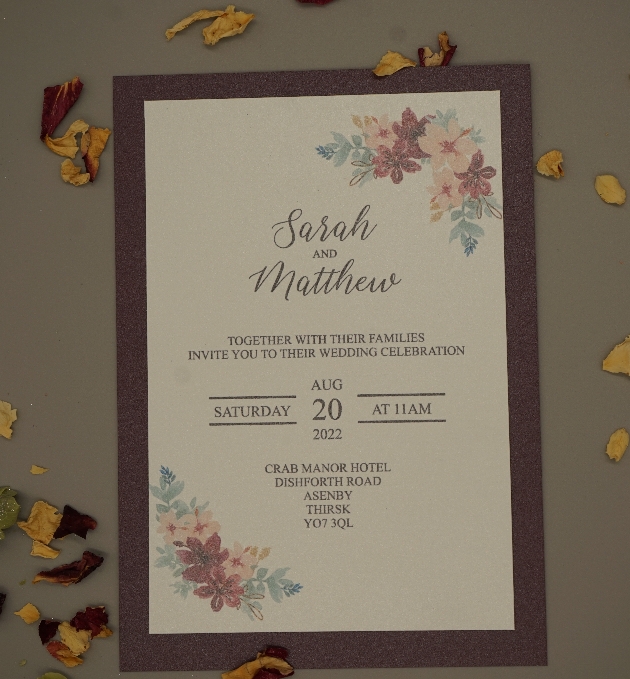 Wedding stationery design by BC Creative