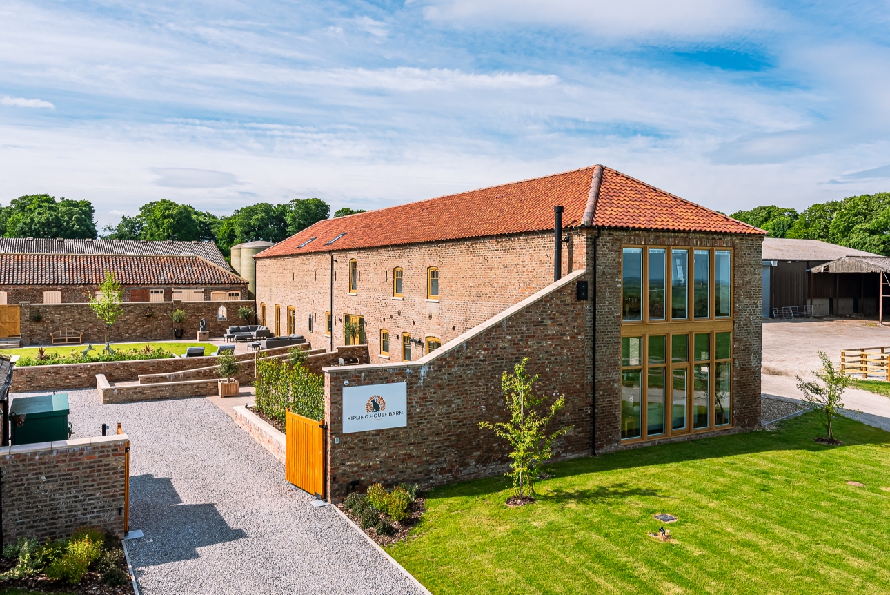 barn conversion walled garden