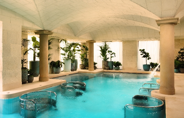 Interior image of thermal spa in wedding venue