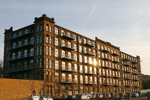 Brick building housing the Titanic Spa in Huddersfield