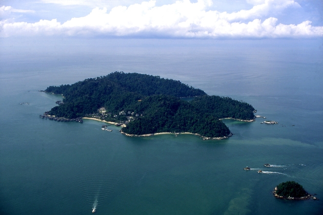 Birdseye view of Pangkor Laut Resort