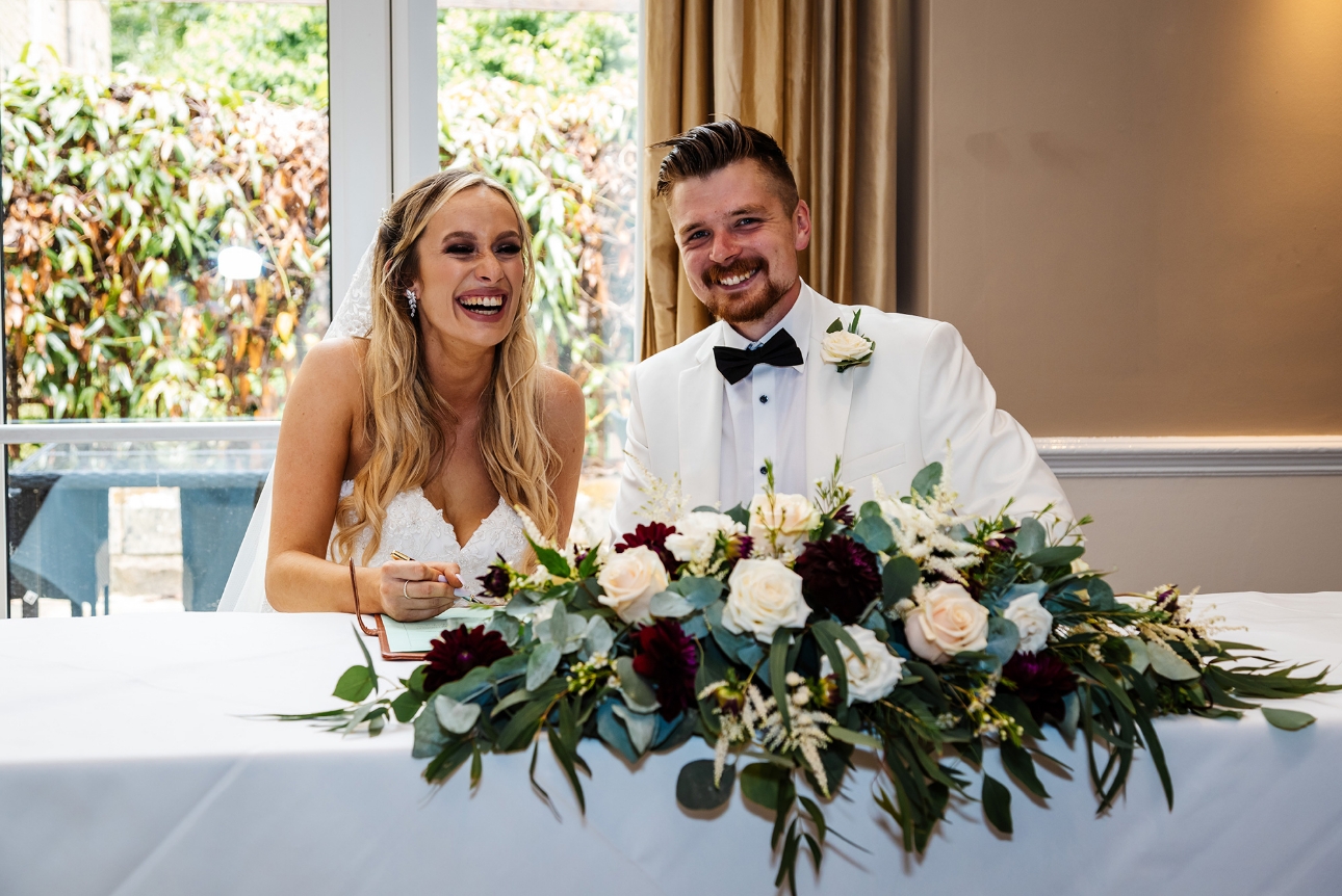 Signing the register