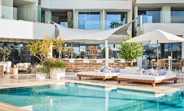 Pool bar at NOBU Ibiza