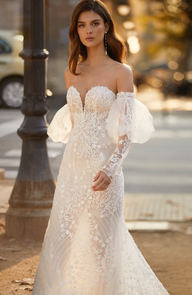 Teria lace wedding dress by Luna Novias