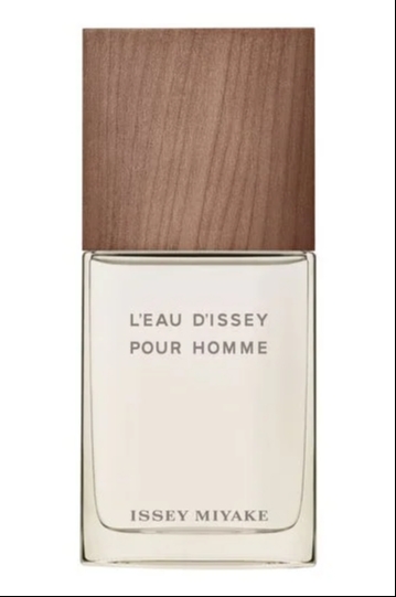 A beige bottle of cologne