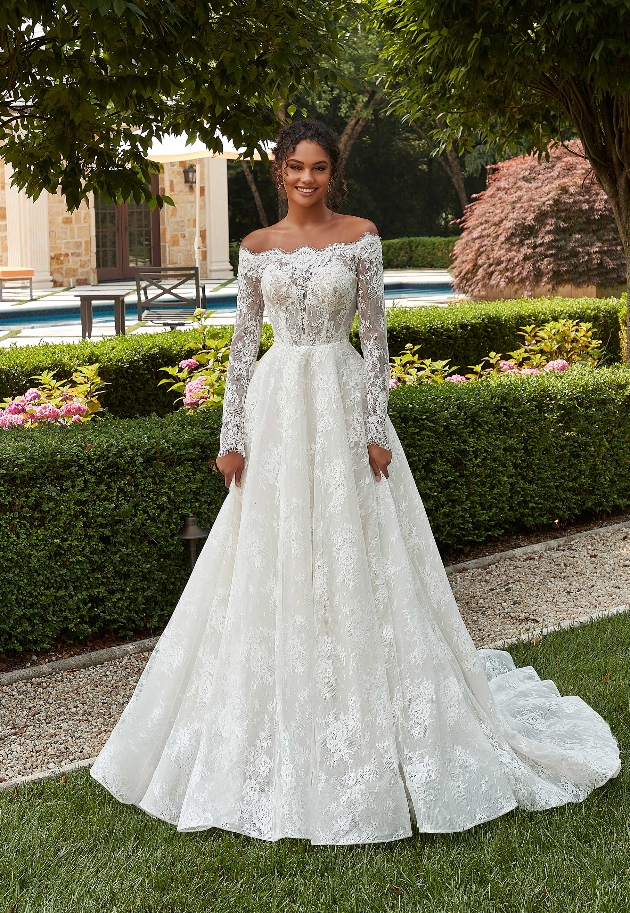 A Morilee by Madeline Gardner gown