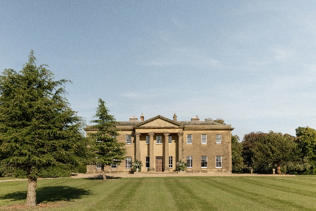 Rise Hall wedding venue in Yorkshire exterior