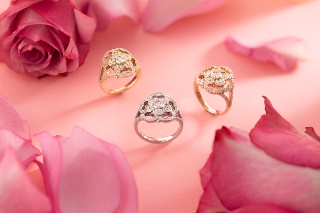Bradley’s Jewellers Yorkshire rose rings