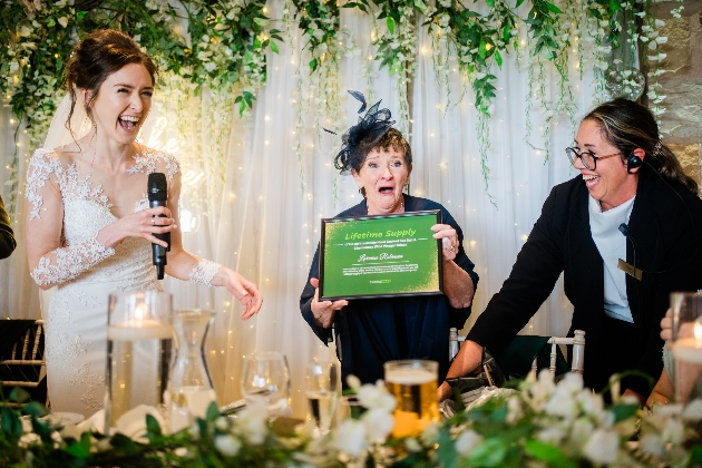 wedding speeches bride gifts mum a lifetime supply of coop crips