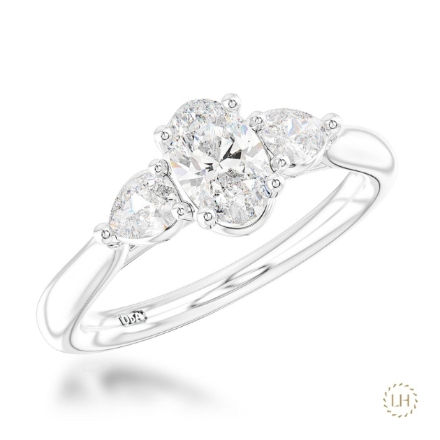 white gold diamond ring by Lister Horsfall Ltd