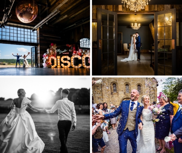 collage of wedding photography by Kirsty Mattson