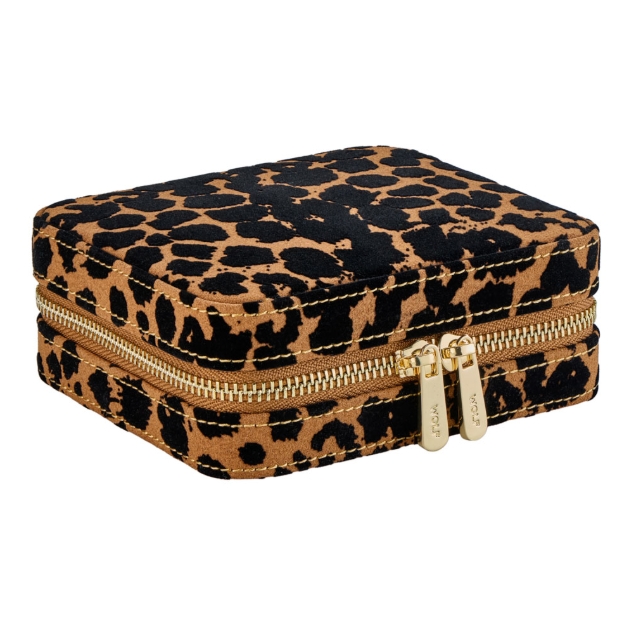 jewellery case in leopard print