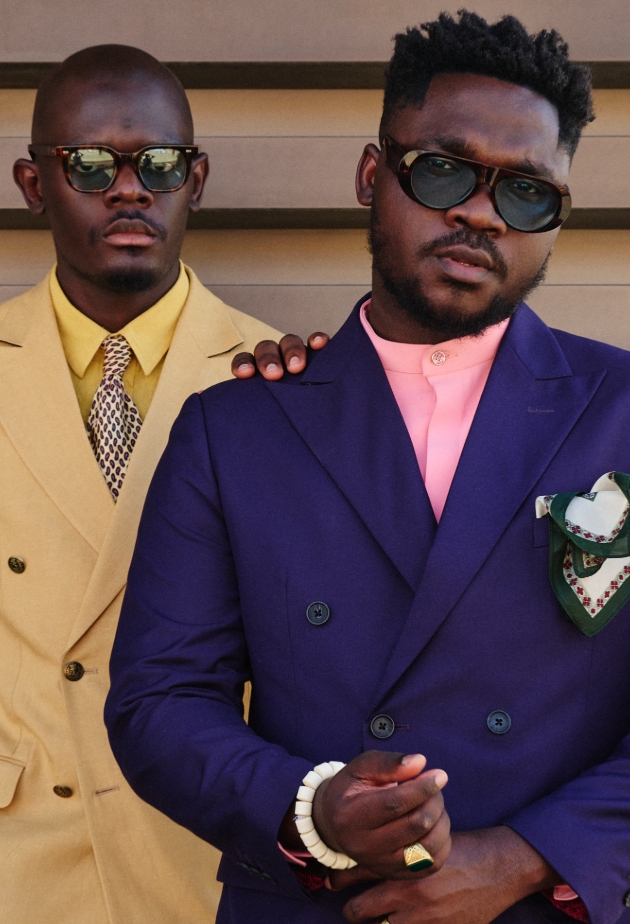 Hockerty models in suits