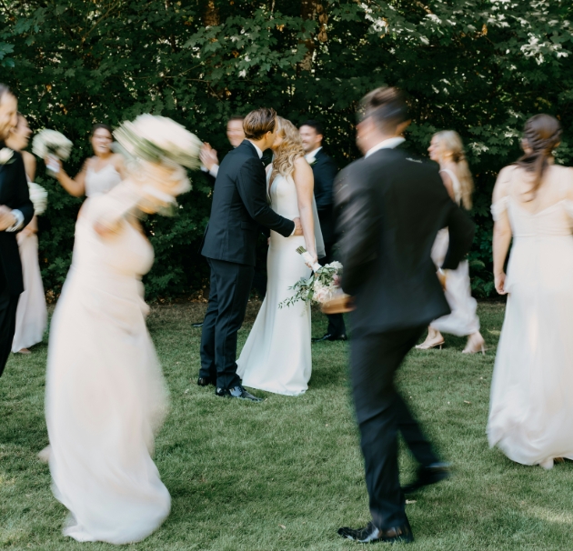 Married Couple Kissing