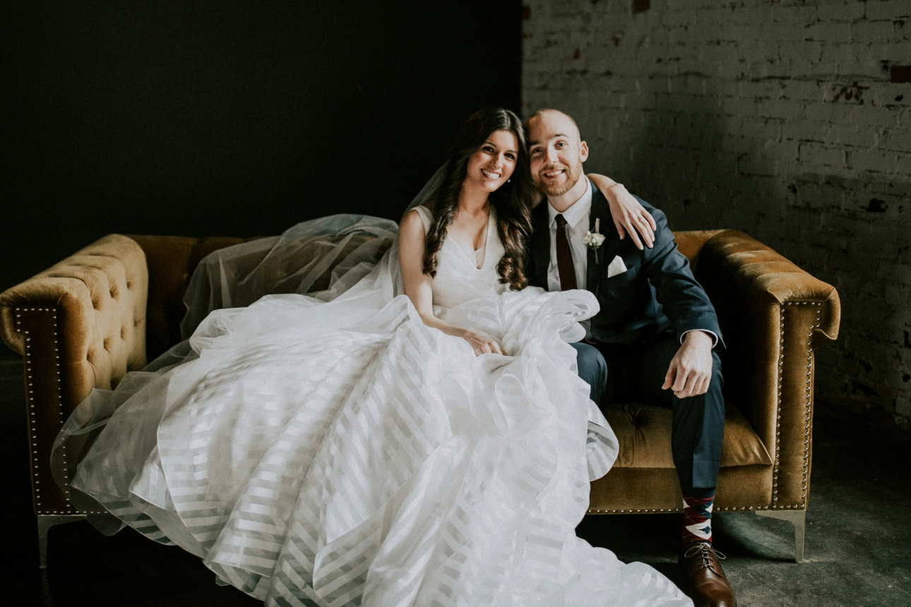 couple on a sofa